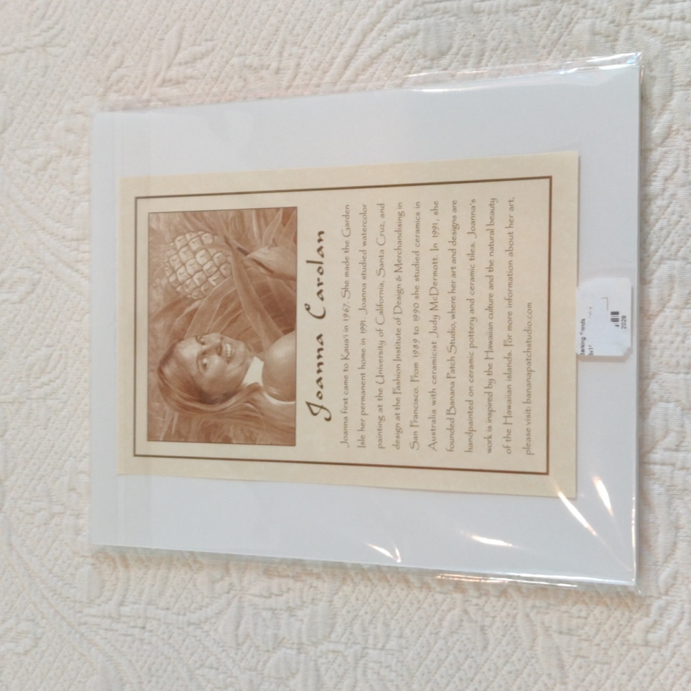 Joanna Carolan Barking Sands Watercolor Print Signed by Artist - Picture 6 of 9